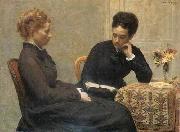 Henri Fantin-Latour The Reading oil painting